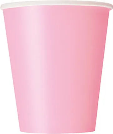 LOVELY PINK 9OZ. CUPS
